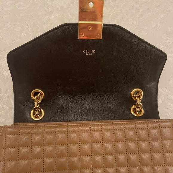 Auth Celine medium quilted C bag - Picture 6 of 11